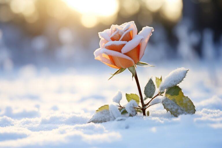 prendre soin de roses en hiver
