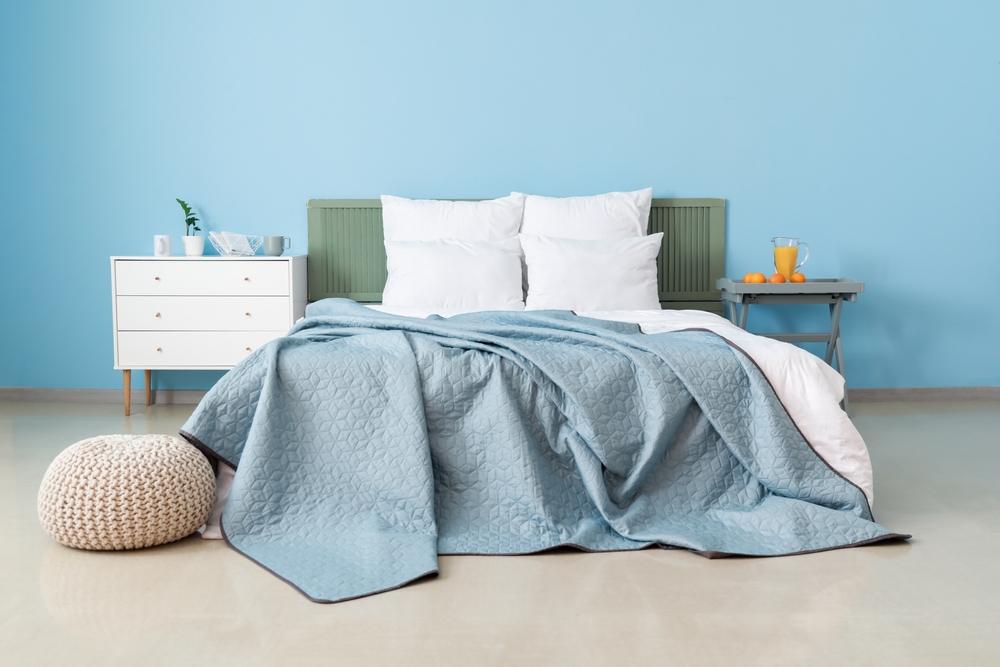 chambre bleu
