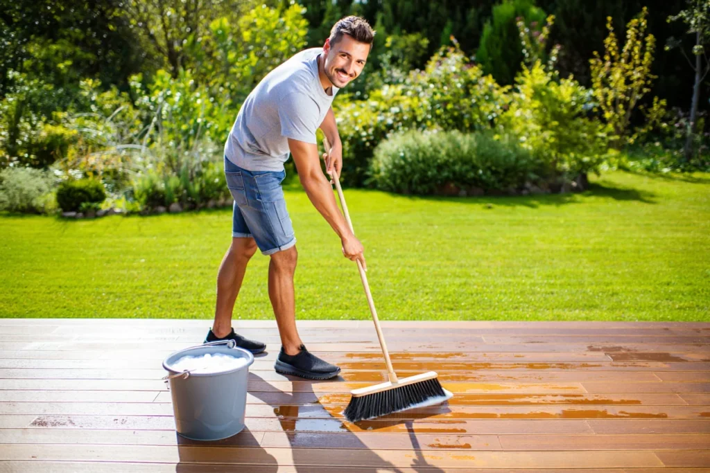 nettoyer terrasse en bois