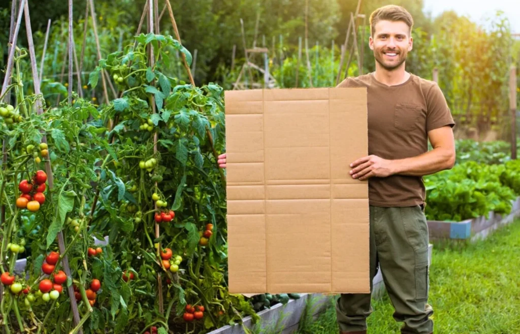 carton pour potager