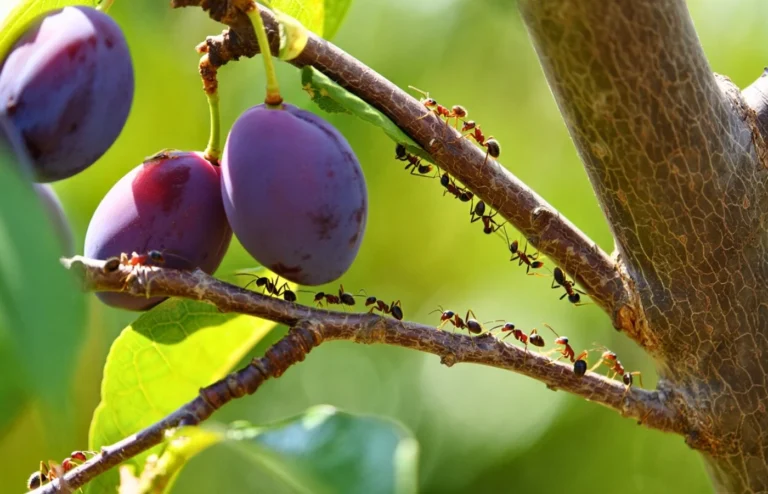 fourmis arbre fruitier
