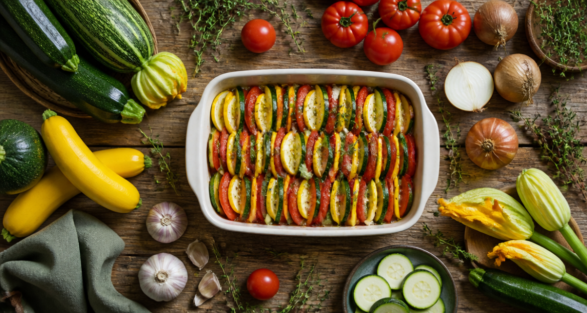 Courgettes saison variétés et tian