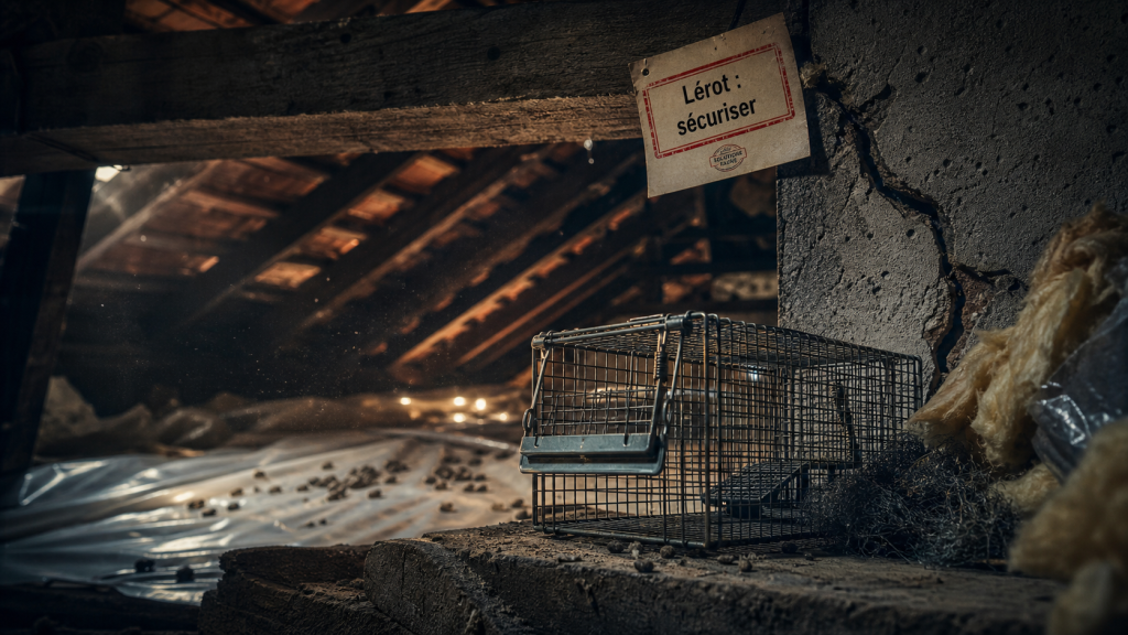 Lérot dans les combles : comment s'en débarrasser, piège sécurisé