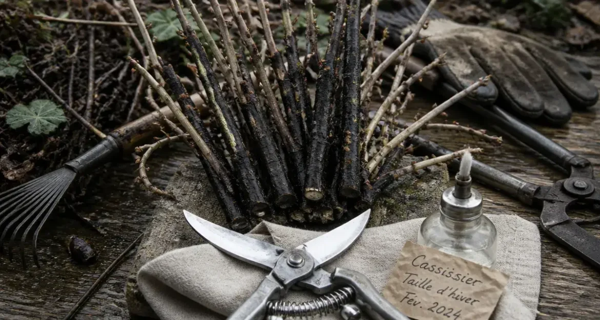 Quand tailler les cassissiers : taille du cassissier, branches et bourgeons visibles