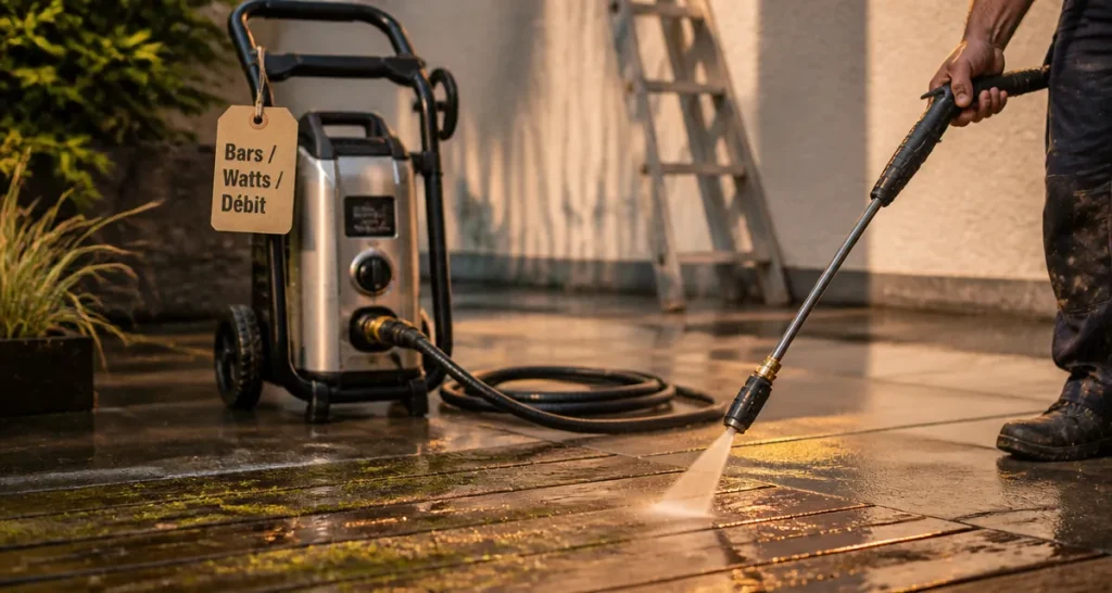 Quelle puissance pour un Karcher : bars, watts et débit pour choisir le bon modèle