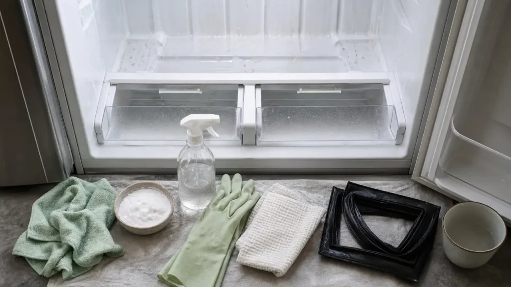 Nettoyer frigo : microfibre, bicarbonate et hygiène anti-odeurs