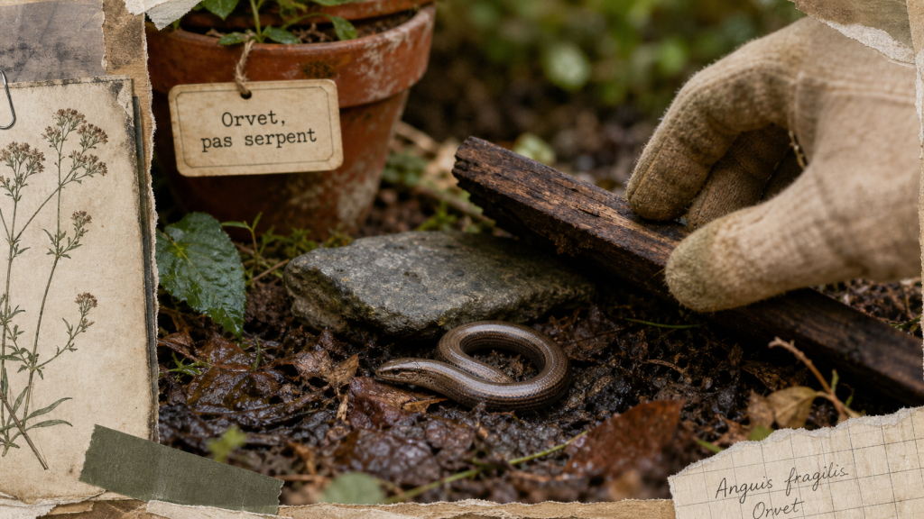 Orvet morsure : orvet identifié, pas serpent