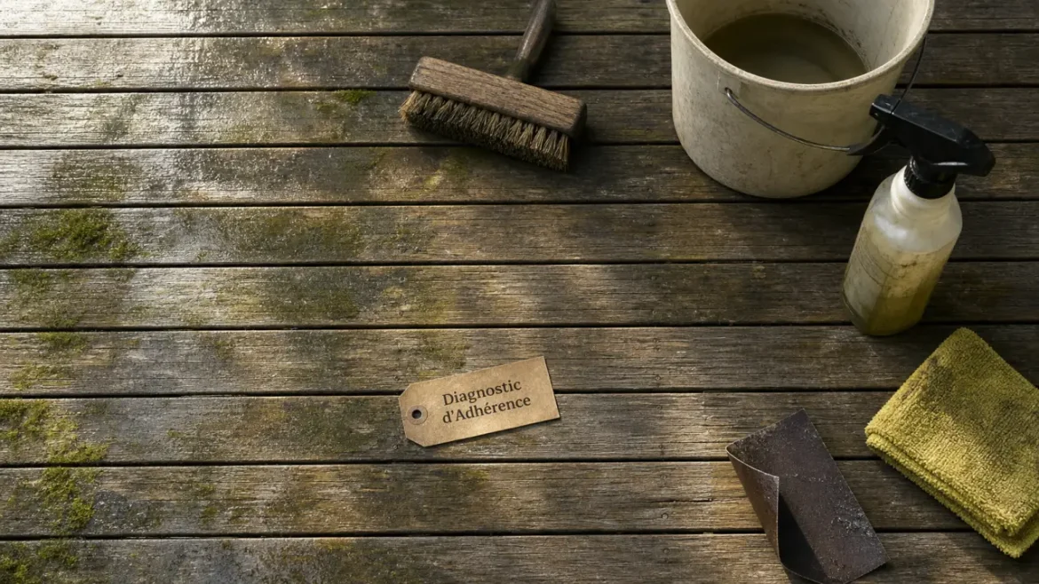 Bois grisé, mousses ou lames abîmées : comment rénover une terrasse sans tout remplacer Rénover une terrasse en bois : bois grisé avec mousse, brossage et ponçage