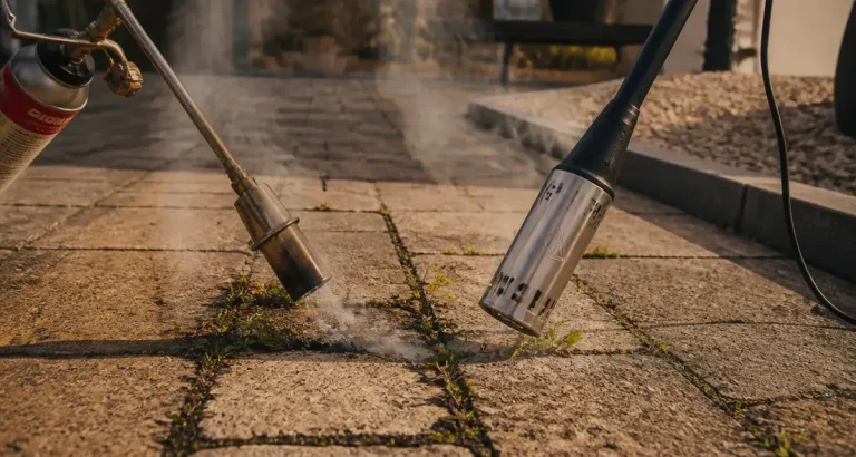 Gaz ou électrique : quel brûleur pour mauvaises herbes choisir selon votre surface ? Bruleur pour mauvais herbe : modèles gaz et électrique côte à côte