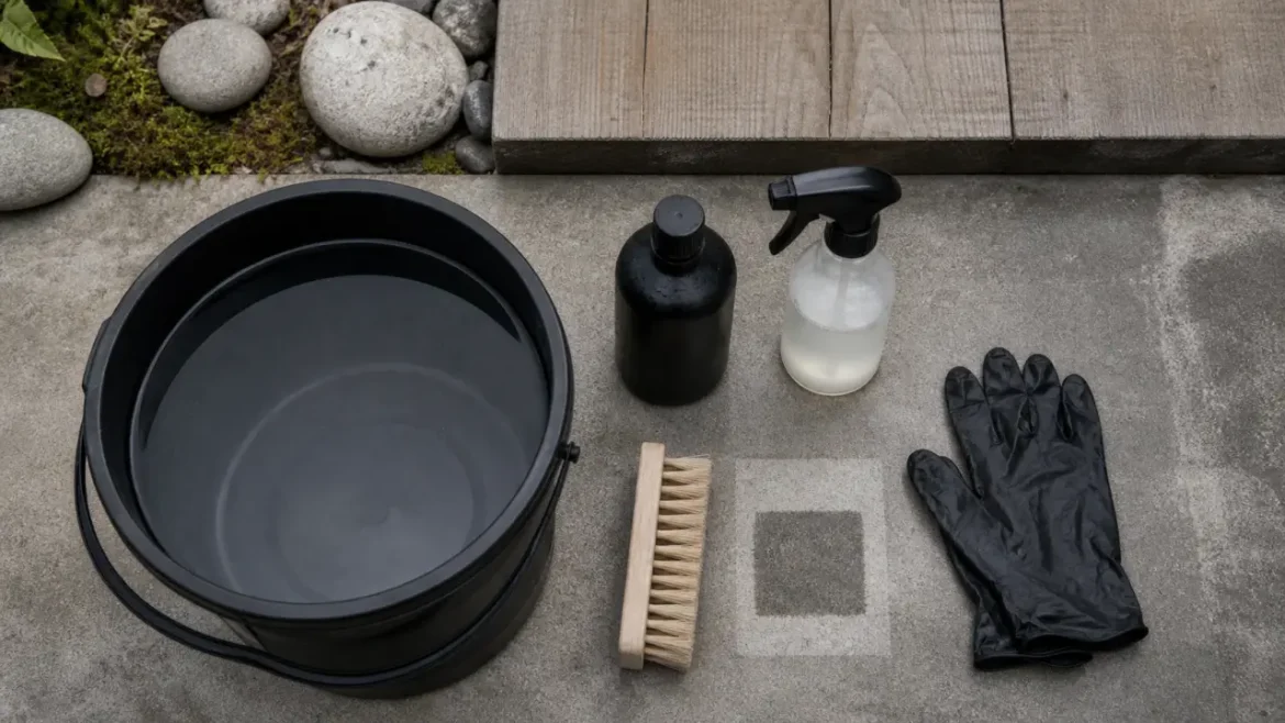 Nettoyage de sol extérieur : savon noir, haute pression et erreurs à éviter selon le matériau Nettoyage sol exterieur avec savon noir et haute pression, erreurs à éviter