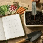 Calendrier des plantations potager : semer et planter au bon moment