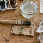 Nettoyer pinceau glycéro : savon, essuyage et chiffon