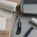 Pose toile de verre murale : préparation du support et pose des lés